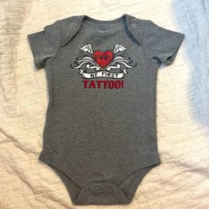 MOM MY FIRST TATTOO! ONSIE BY FADED GLORY SIZE 6-9 MONTHS